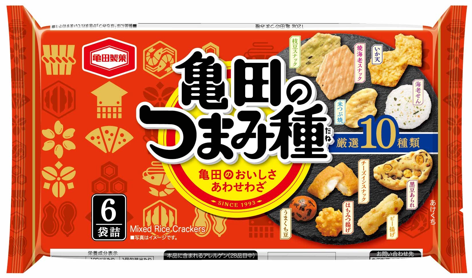 ケース販売10%オフ】亀田のつまみ種 120g×12袋 | 亀田製菓通販いちば