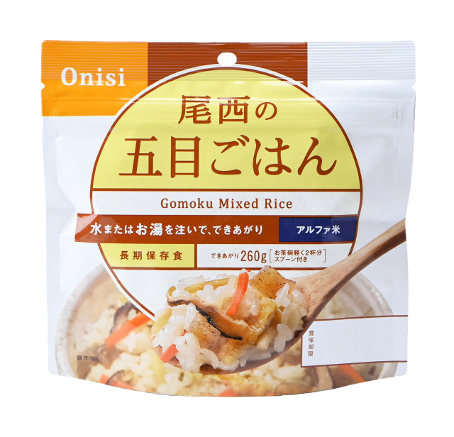 5年保存】尾西の五目ごはん(1食分)×50袋 | 亀田製菓通販いちば